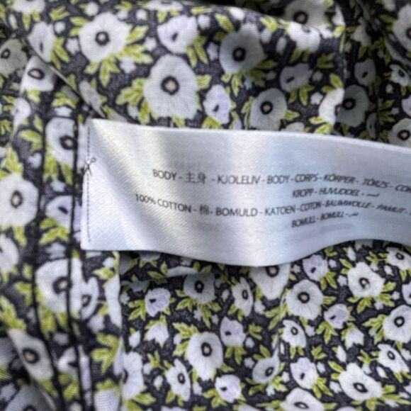 Ariat Shirt Mens 2XL Tall Floral Flip Cuff Long Sleeve Western Cowboy Rodeo - Picture 8 of 11